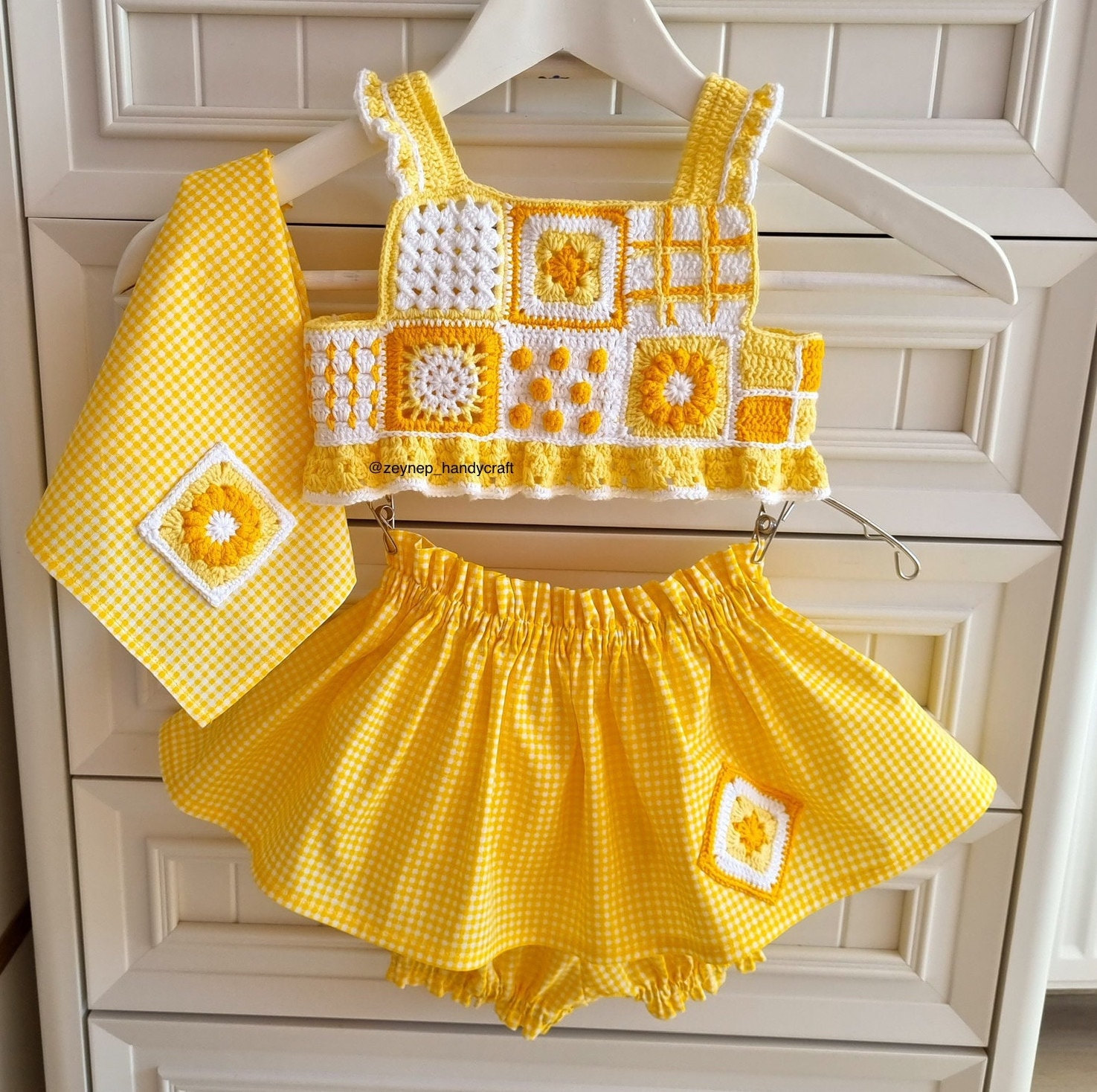 Ropa amarilla para bebes Etsy Mexico