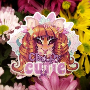 Creepy Cutie Sticker - Holographischer Monster Sticker