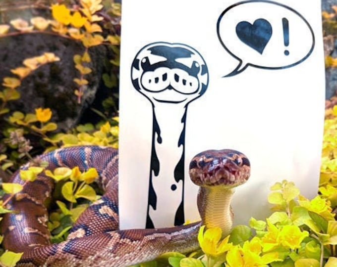 Ball Python Decal - Spiral Snake Sticker, Snake Decal, Serpent Decal ...