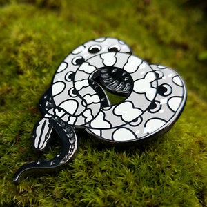 Épingle en émail serpent - épingle boa arc-en-ciel brésilien, épingle en métal arc-en-ciel, épingle de reptile