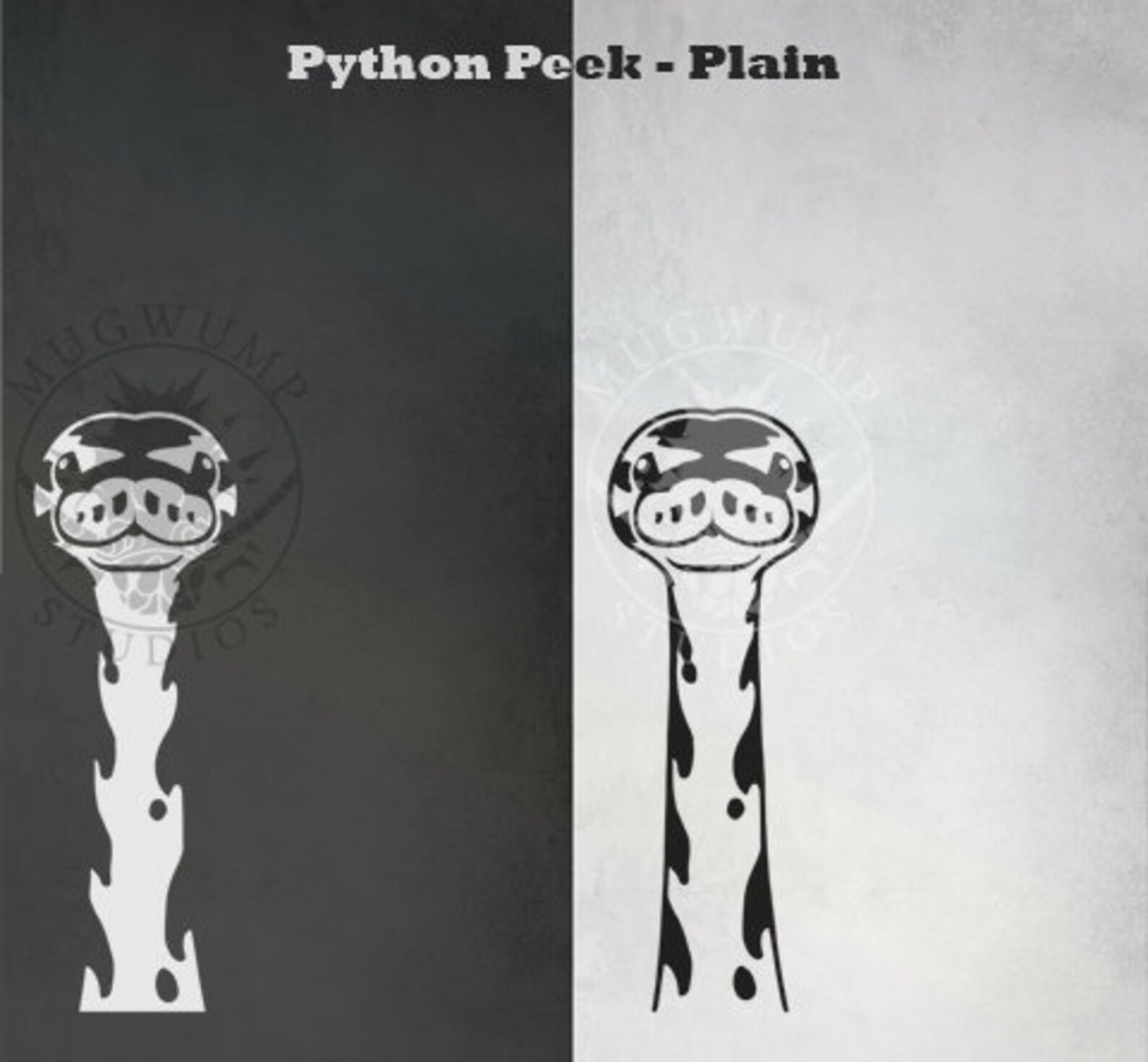 Peeking Ball Python Decal Periscoping Snake Serpent Boa - Etsy