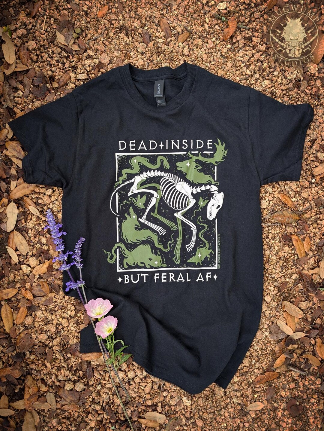 Dead Inside but Feral AF Tee