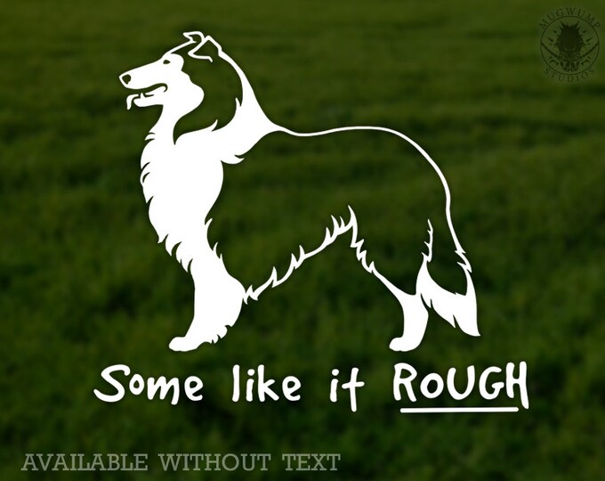 Scotch Collie Puppy Stickers, Handmade Stickers, Puppies, Puppy