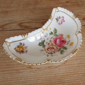 Royal Crown Derby Pin Dish c1930 Hand Painted and Gilded