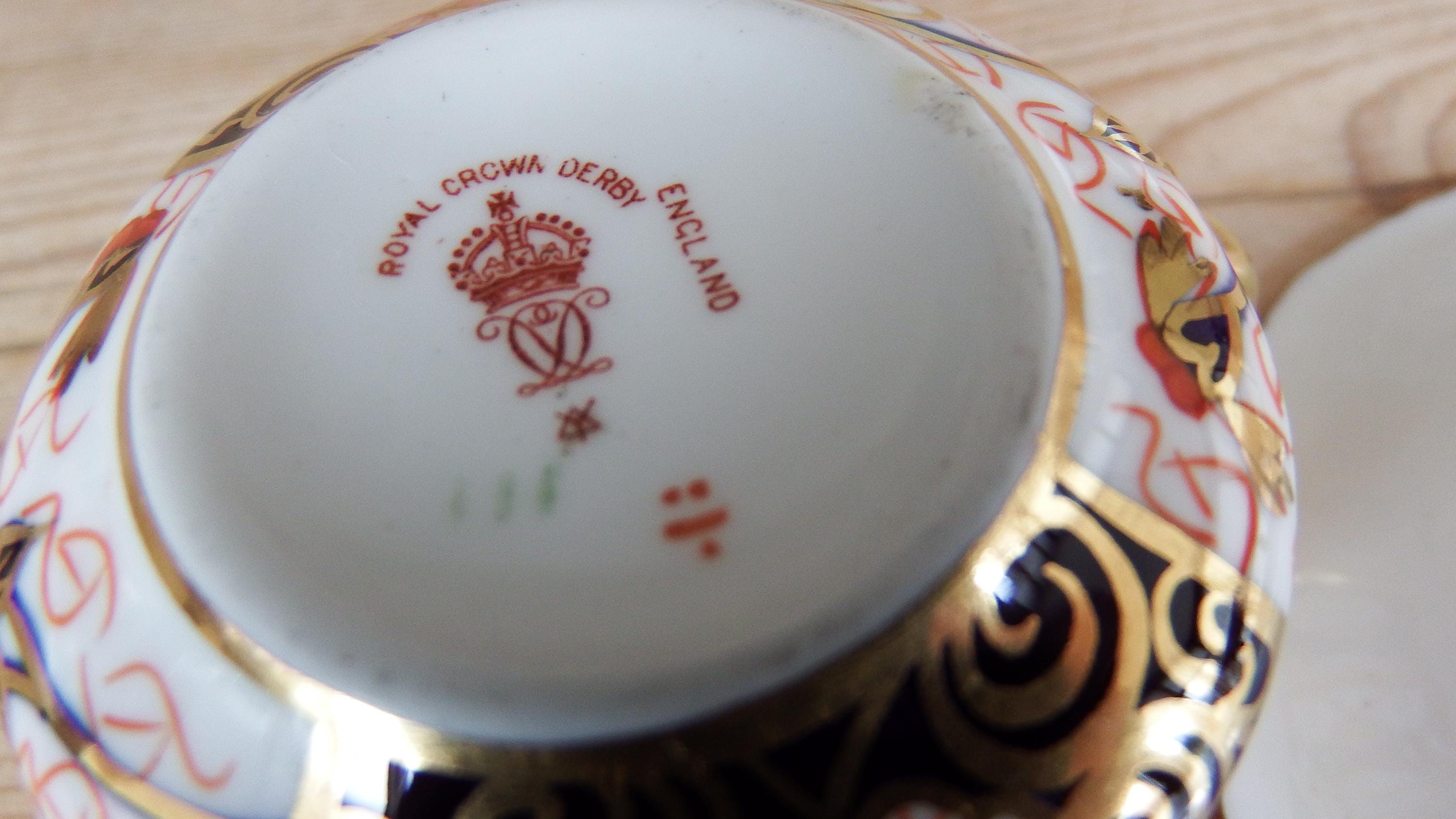 希少英国☆ Crown Derby☆Old Imari500点限定品 希少英国☆Royal Crown Derby☆Old Imari500点限定品