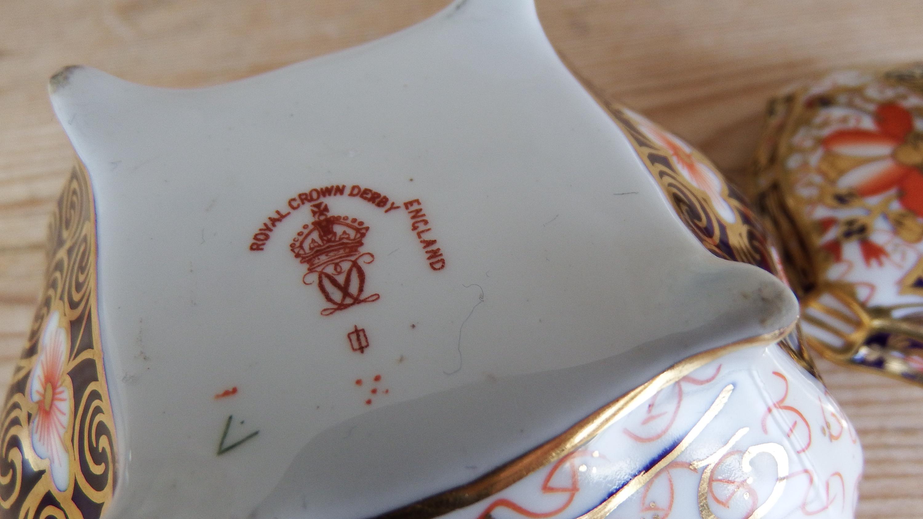 希少英国☆ Crown Derby☆Old Imari500点限定品 Royal Crown Derby Imari Lidded Trinket Box, 1914 - Etsy