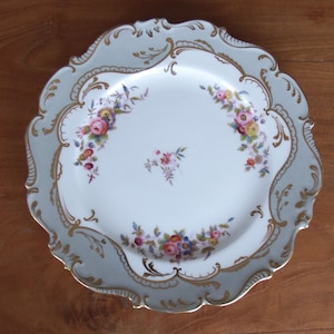 Hand Decorated and Gilded Cabinet Plate, Copeland Spode / Coalport, 19th Century Antique China