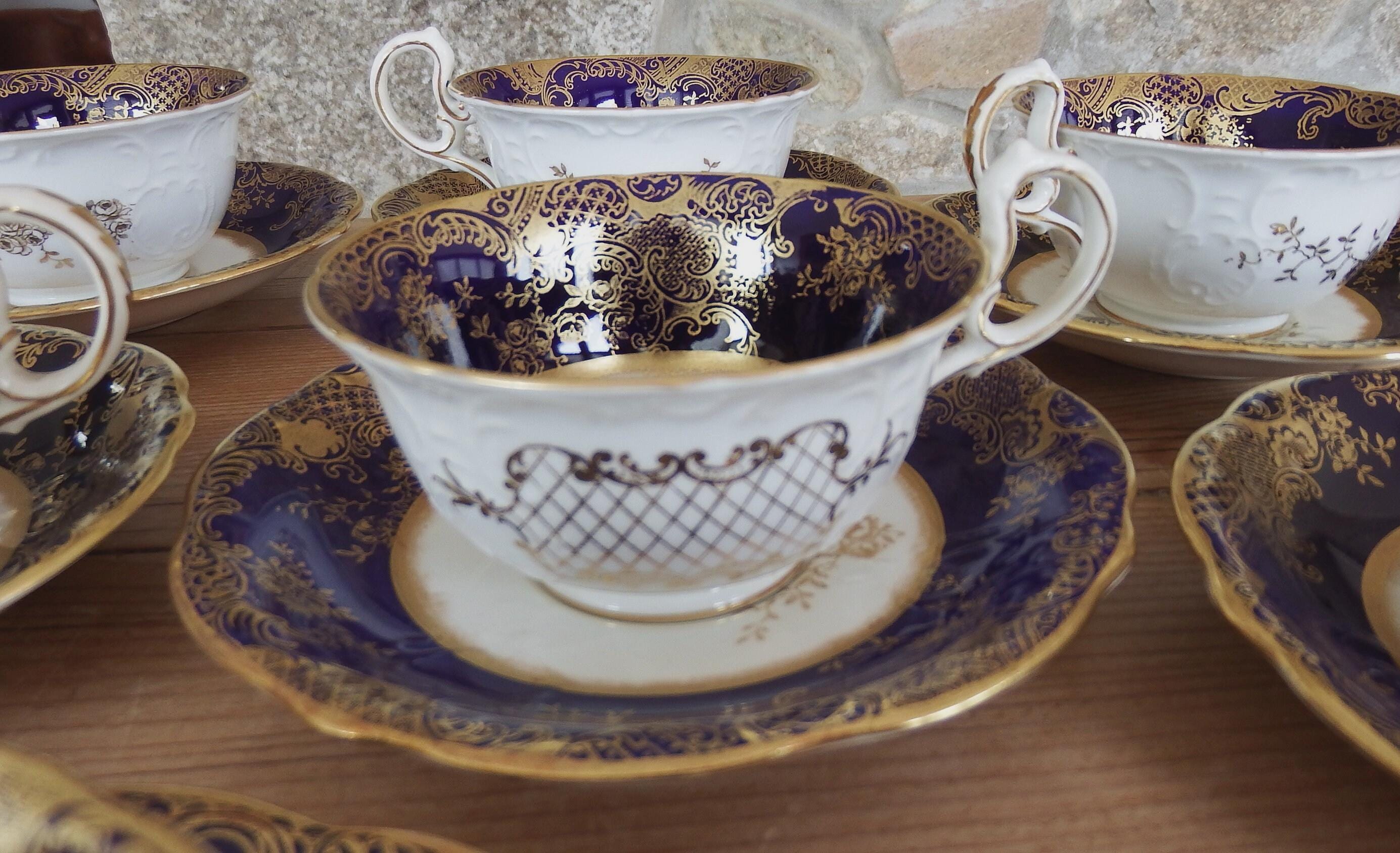 Aynsley georgian cobalt - Etsy 日本