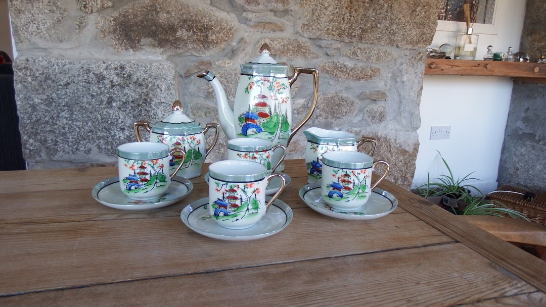 Vintage Japanese Klimax Eggshell Porcelain Tea or Coffee Etsy