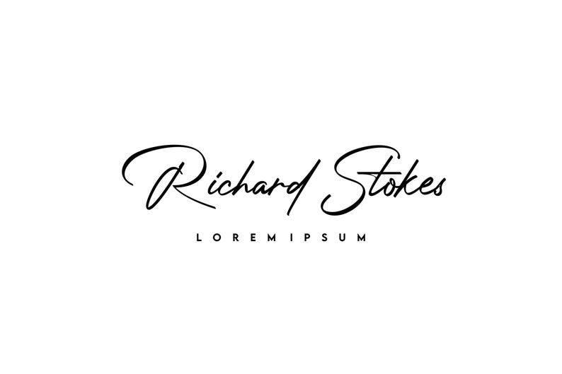 Premade Handwritten Signature Logo Design, Watermark (digital Item) - Etsy