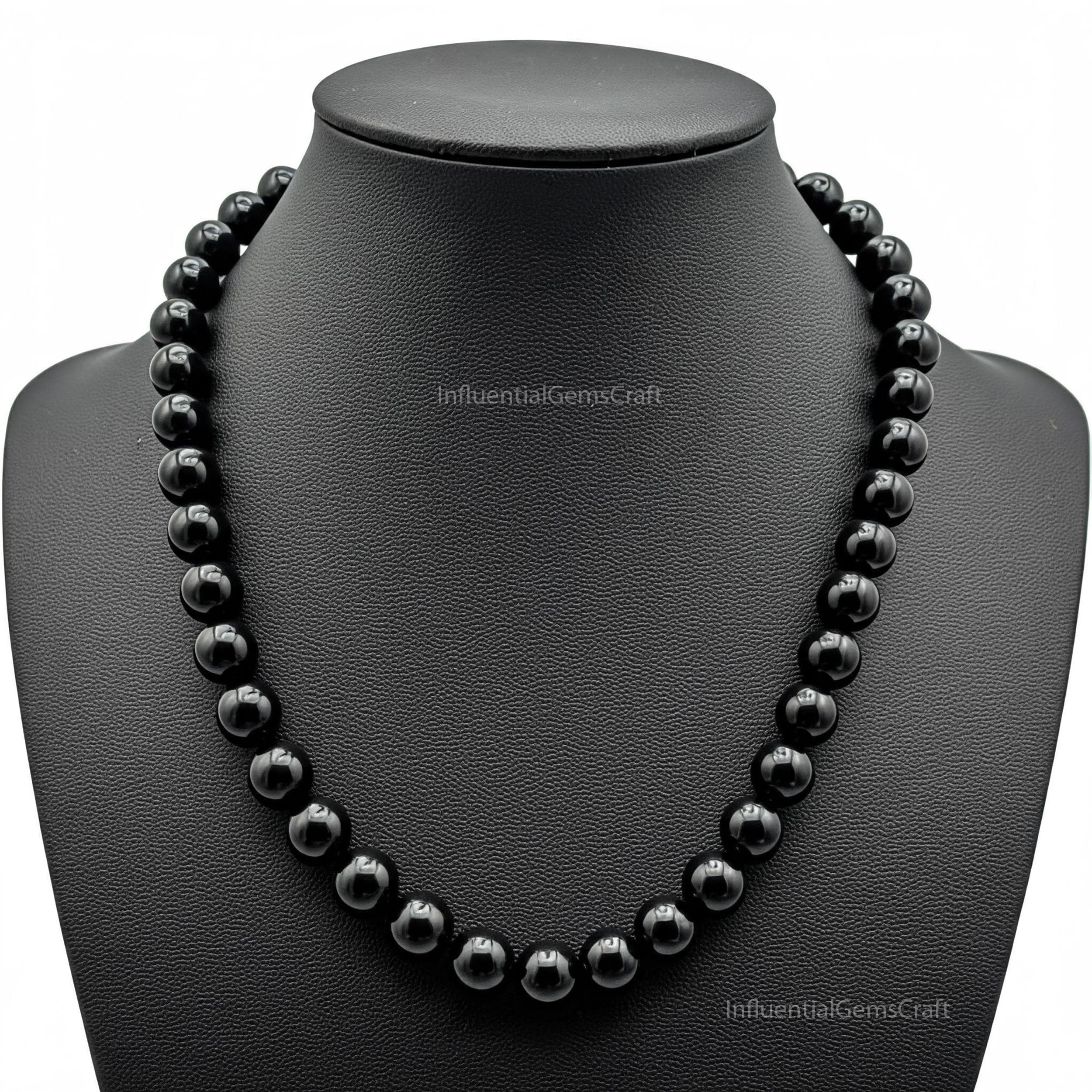 Collier Berry Obsidienne Dorée | Be Maad - Collier en laiton doré à l