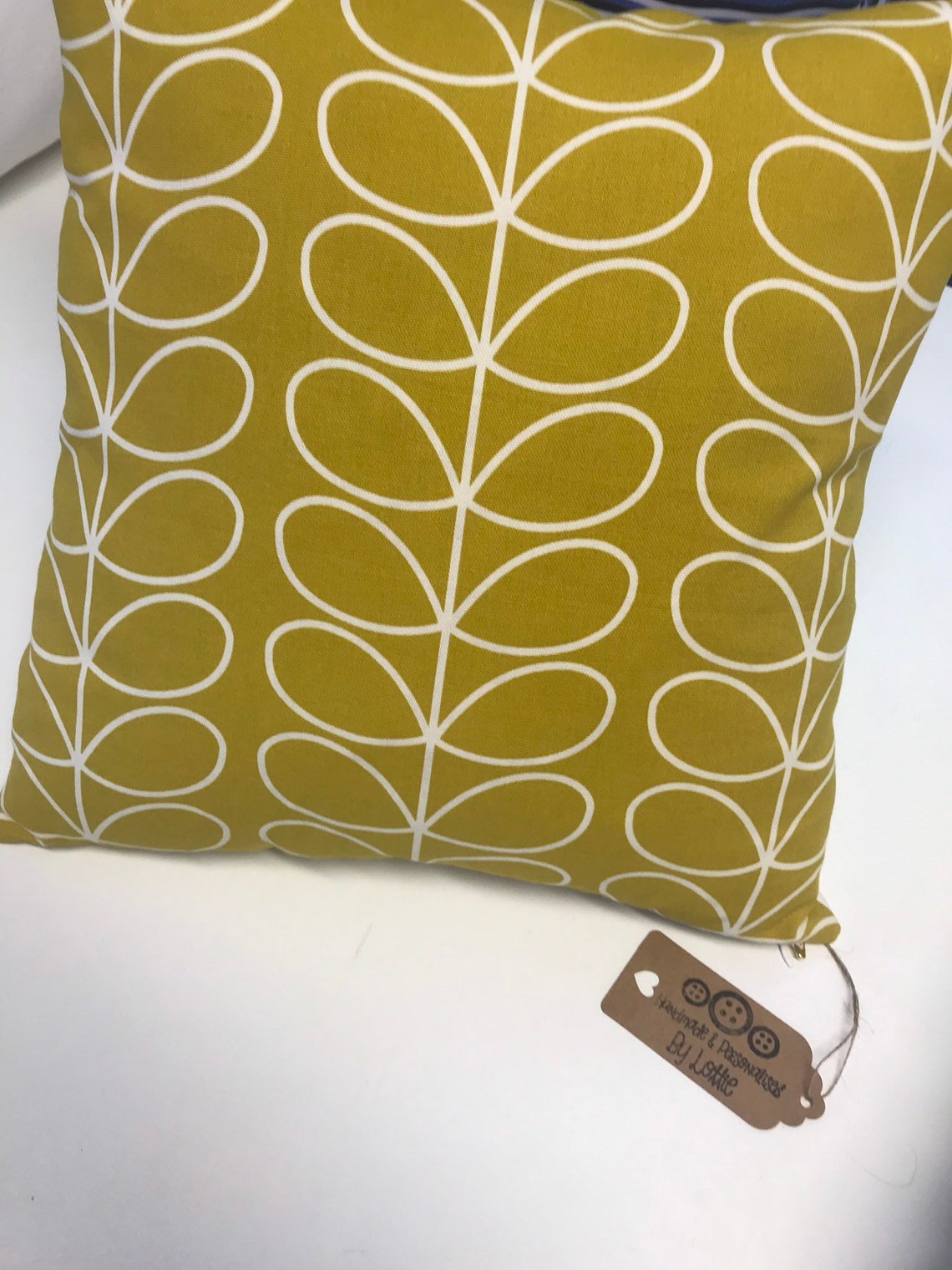 Handmade Orla Kiely Cushion Cover in Stem linear fabric Etsy