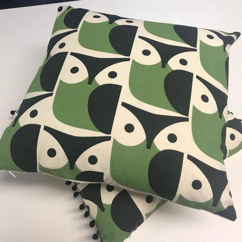 Orla Kiely Chalky Owl Cushion Cover Etsy