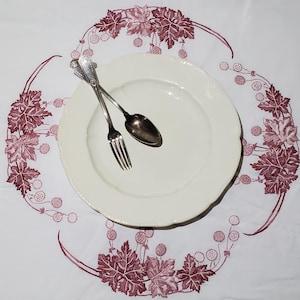 Serving dish in earthenware from Creil and Monterau, Rousseau model, ironstone - Antique French Vintage - Country chic, Shabby chic, Cottage