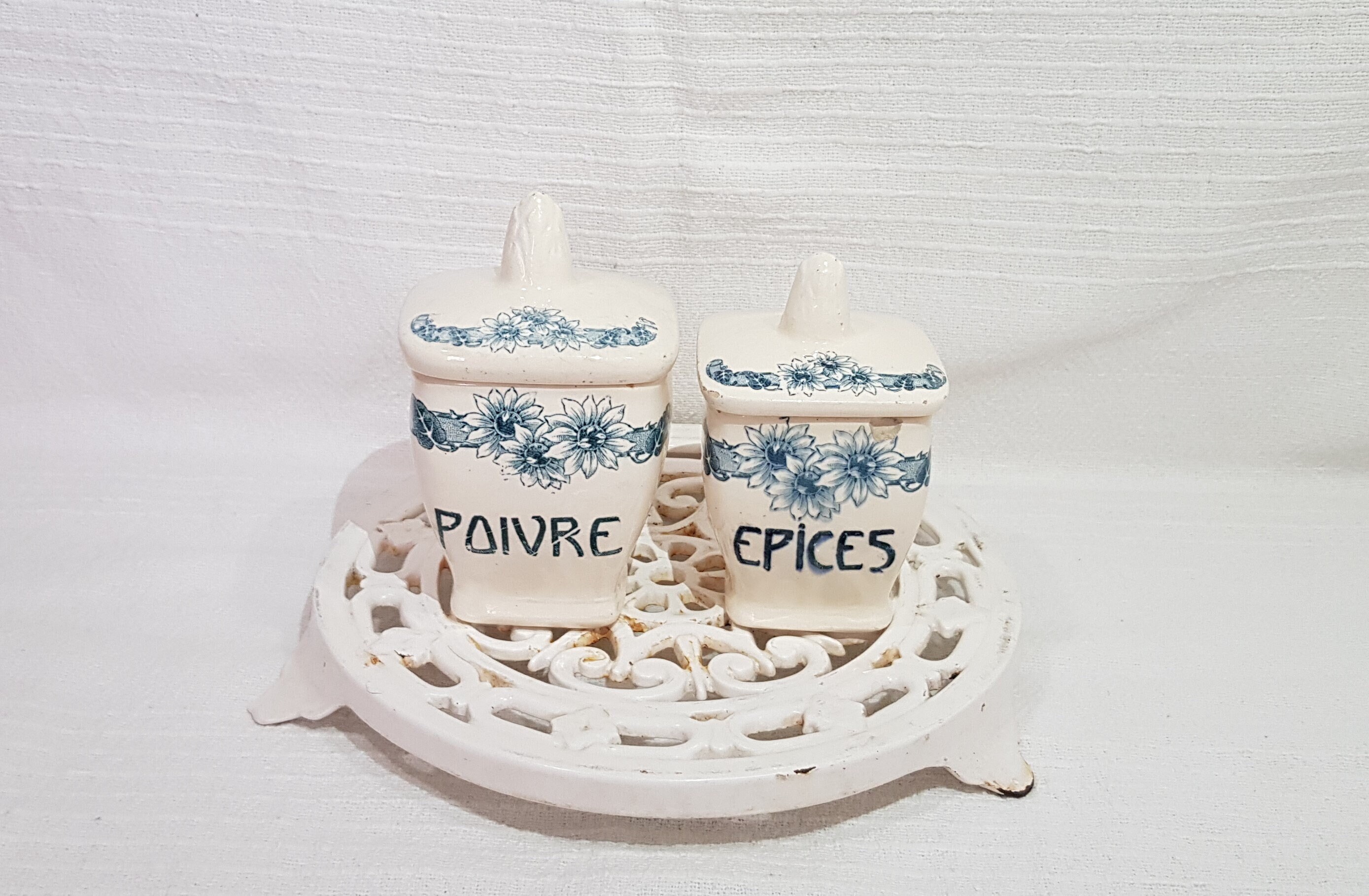 Pot à Chicorée En Verre Fumé – Ancien Pot à épices, Déco Rétro Cuisine