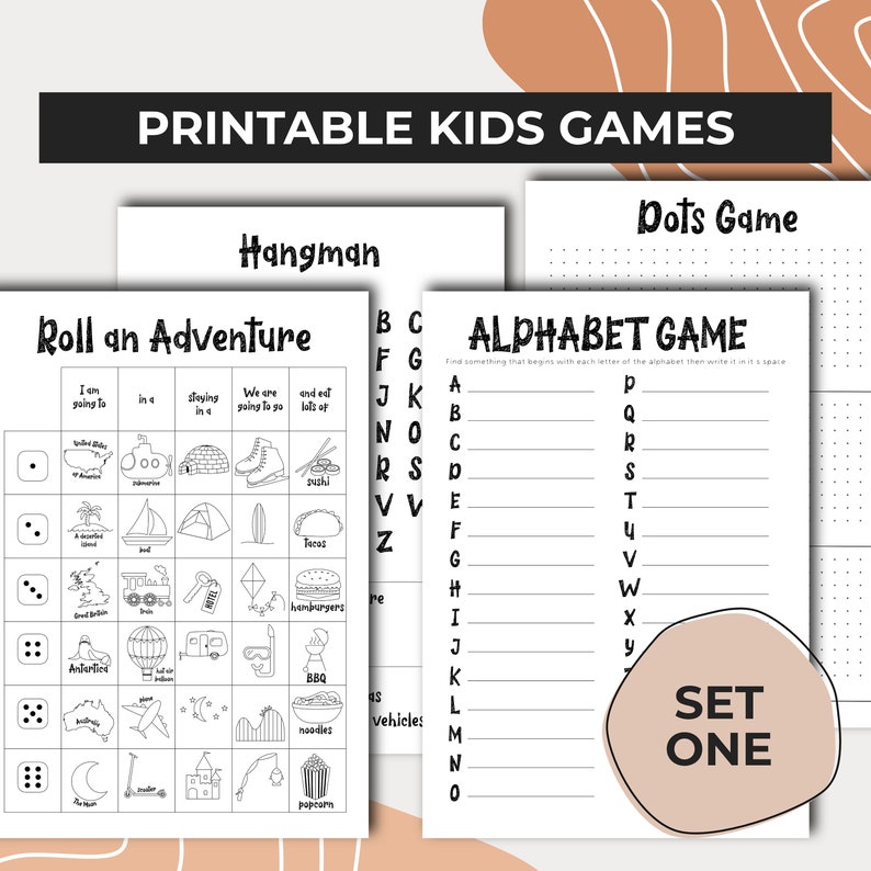Whiteboard Marker Spiele für Kinder - Aktivitäten für Kinder - Heimaktivitäten - Indoor-Aktivitäten, Langeweile Ideen, Reisefreundlich, druckbare Spiele Bild 1