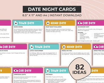 Verabredung Nacht Karten, Verabredung Nachtglas, Druckbare Verabredungen für die Nacht, Geschenk für Ihn, Valentinstag Geschenkidee