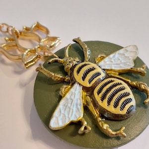 Achteruitkijkspiegelhanger "Bee", autodecoratie, geluksbrenger