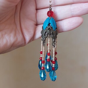 Achteruitkijkspiegelhanger "Orient Tassel", autodecoratie, geluksbrenger
