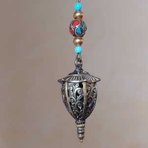 Rearview mirror pendant &quot;Tibet Lampion&quot;, car decoration, lucky charm