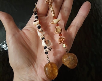 Rear view mirror pendant "shell mix", car decoration, natural decoration, gift, maritime decoration