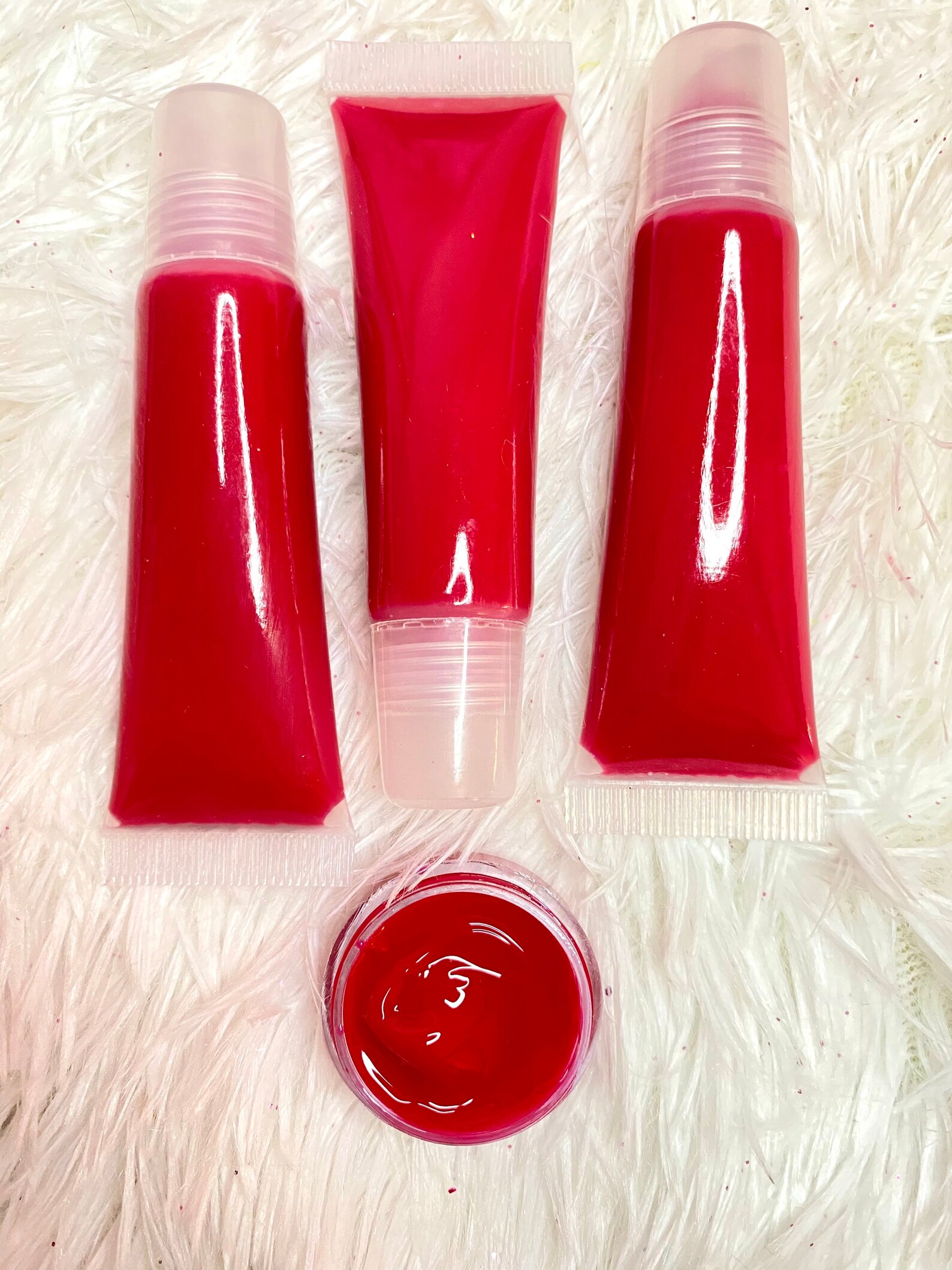 Spiced Candy Apple Lip Gloss Unscented lip gloss Red Lip Etsy