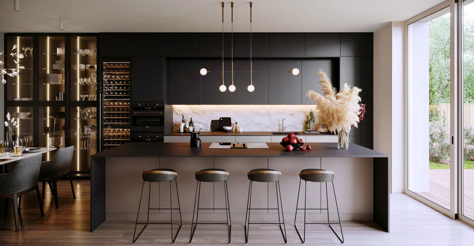 Kitchen Designs, Kitchen 3D Rendering, 3D Architectural Rendering ...