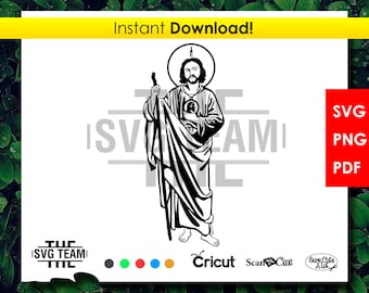 San Judas Tadeo SVG - PNG - PDF File, t-shirt Svg, svg -Vector art Commercial & Personal Use- Cricut