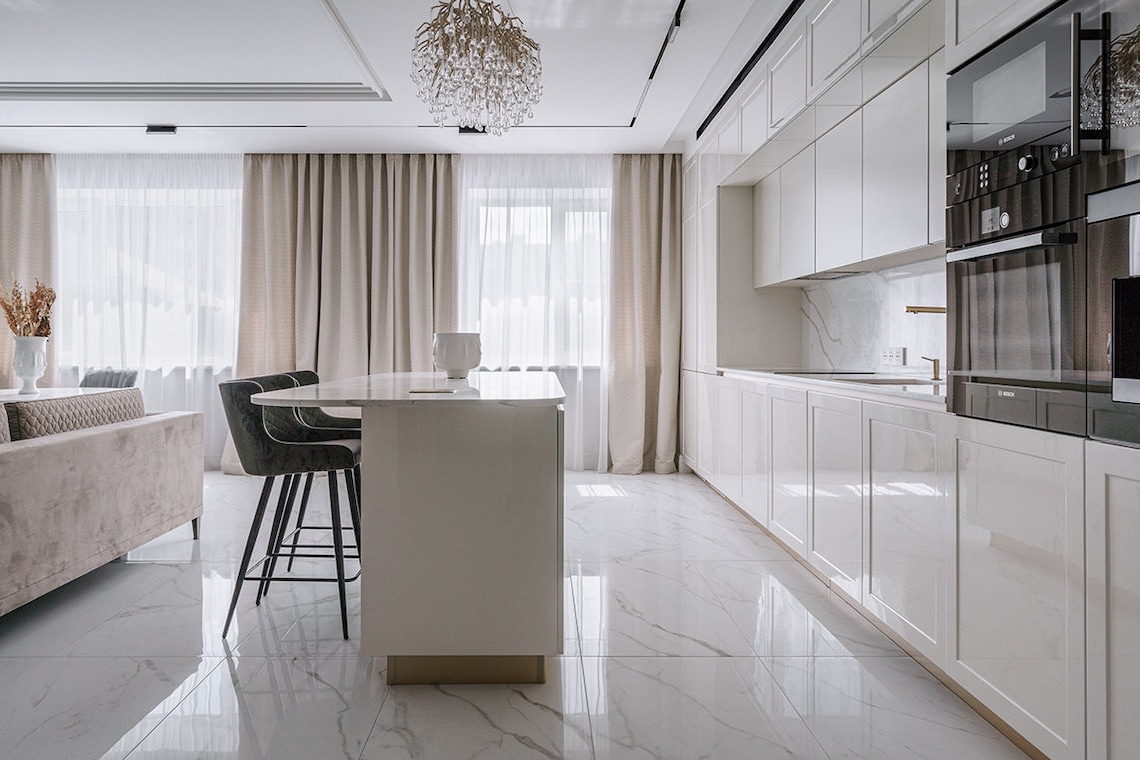 Custom Kitchen Design, Kitchen 3D Rendering, 3D Architectural Rendering ...