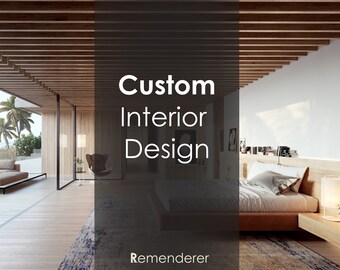 Op maat gemaakt interieur- en exterieurontwerp - Architectuur - 3D-rendering - Interieurs - Realistische visualisatie