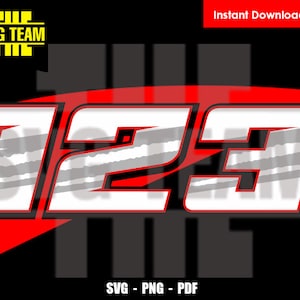 Racing - Motorcycle - Car Alphabet and Numbers 0 - 9 SVG - PNG - PDF File, t-shirt Svg, svg -Vector art Commercial & Personal Use