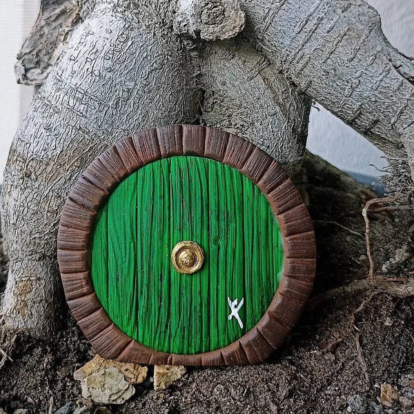 Porte de Bilbo Baggins - The Shire - La Comté - Porte de fée - Fairy door garden - Hobbit