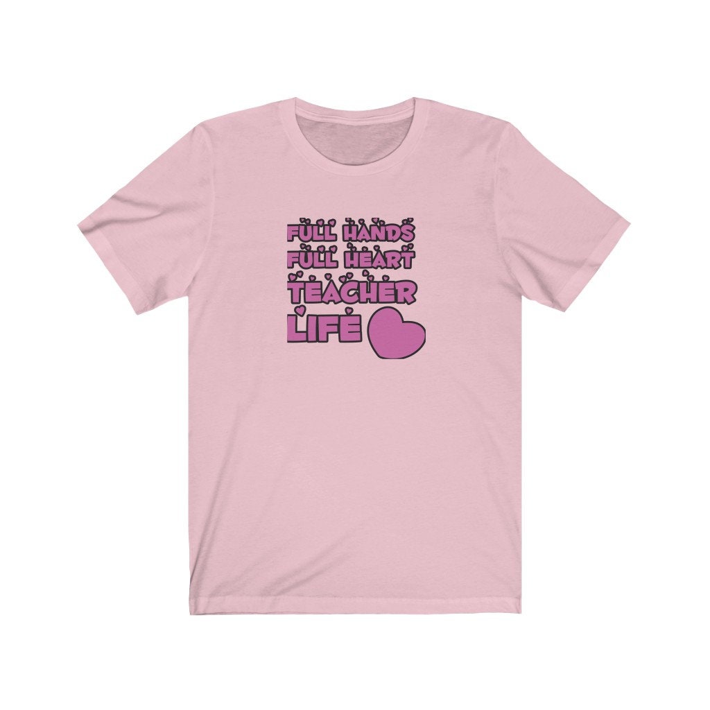 Pink Teacher Life Shirt Teacher Appreciation Gift Full Etsy