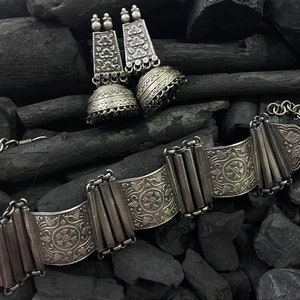 Handmade Banjara Choker Necklace,Beautiful  Work ,Antique  Silver Look Alike Necklace  for Women,Gift for Women,Trending Indian  jewelry
