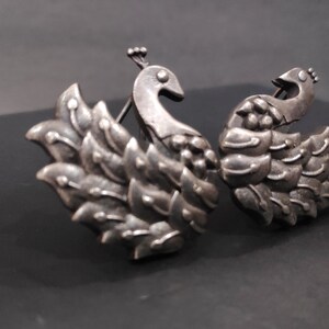 Indian vintage Earring, Oxidized Vintage Bugadi Earring, Oxidized Silver looks like, gift for women, Classic looks Define Eye catching