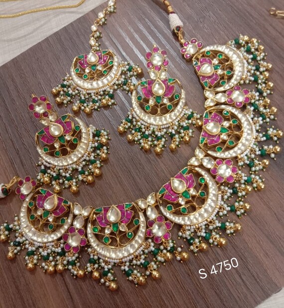 Beautiful kundan jewellery discount