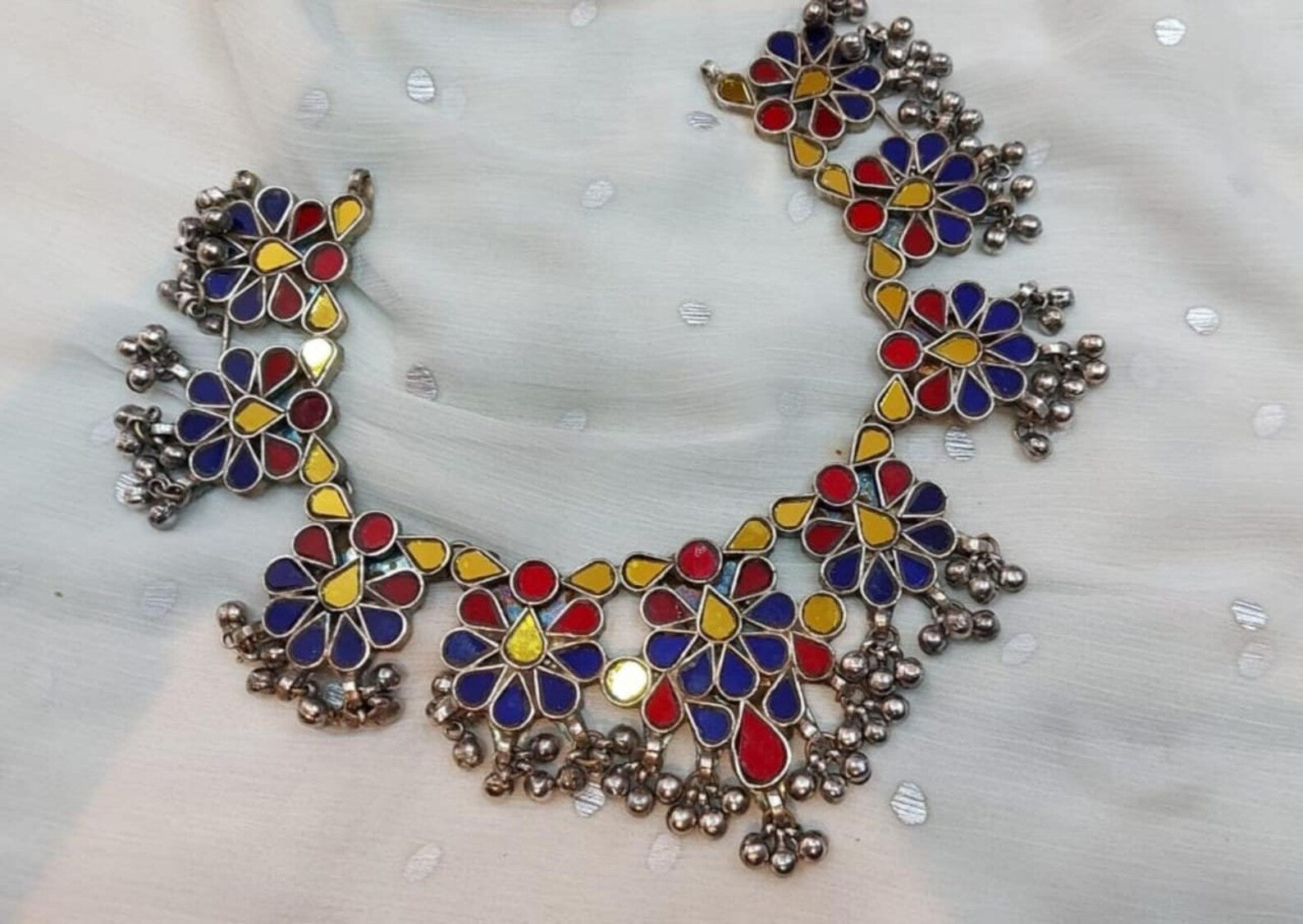 Handmade Indian Mirror Necklace banjara Mirror Choker Etsy UK