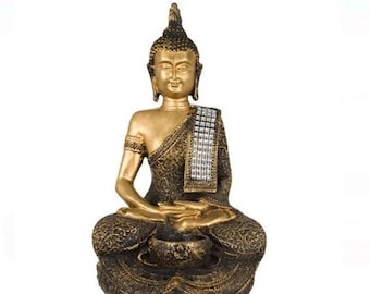 Buddha Teelichthalter, spirituelle Wohnkultur, Meditation Geschenk, Housewarming Idee