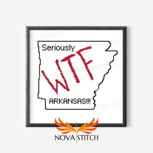 Naprawdę WTF ARKANSAS!!! - Subversive Cross Stitch