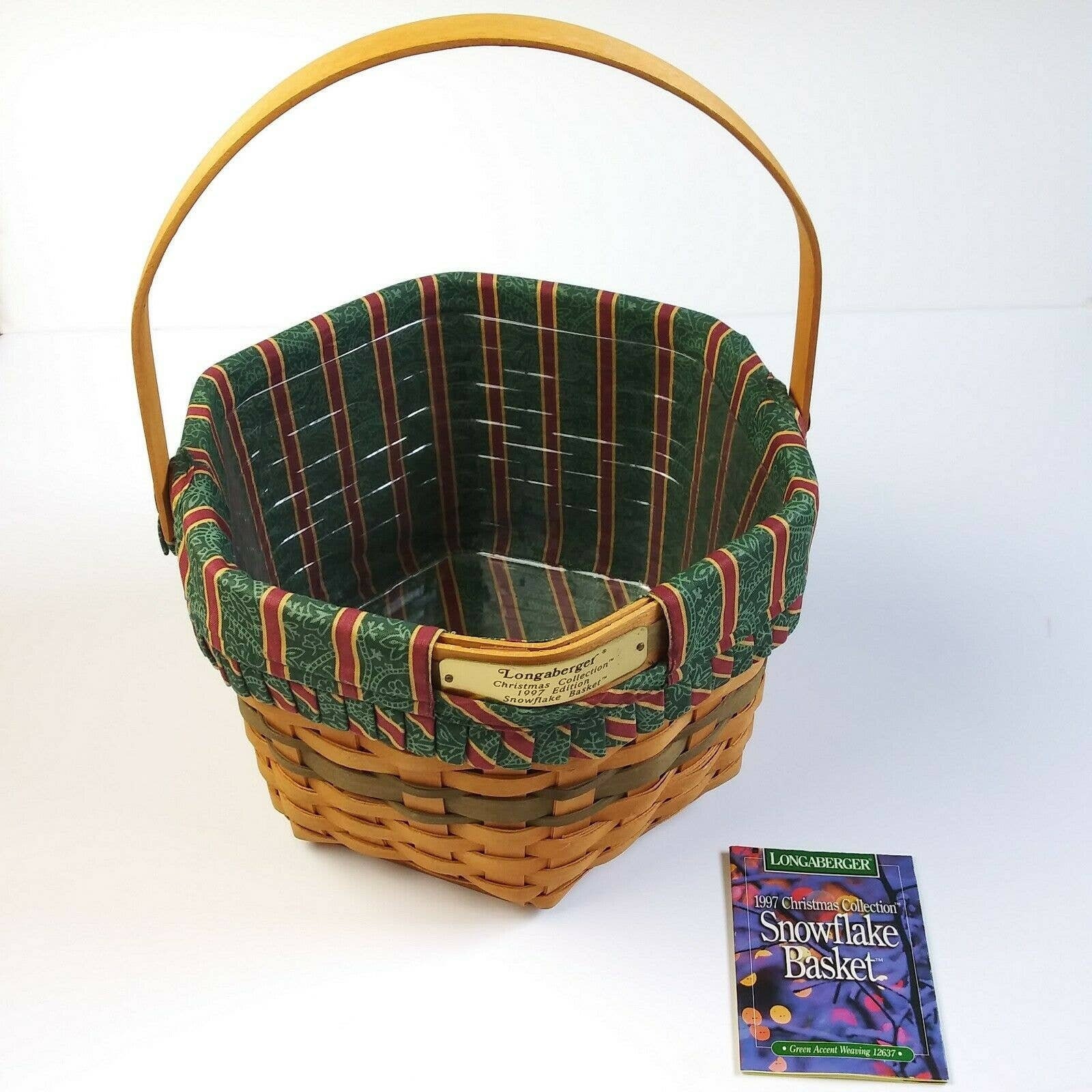 Longaberger 1997 Snowflake Basket for sale Only 3 left at 65