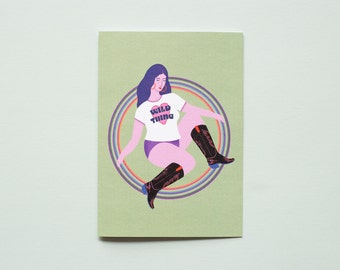 Wild Thing Greetings Card with Envelope - 100% Recycled Paper