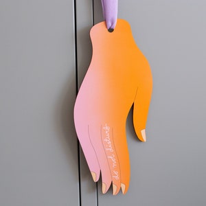 Hand-painted Do Not Disturb Sign image 3