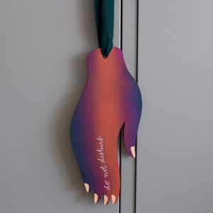Hand-painted Do Not Disturb Sign image 7
