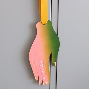 Hand-painted Do Not Disturb Sign image 6