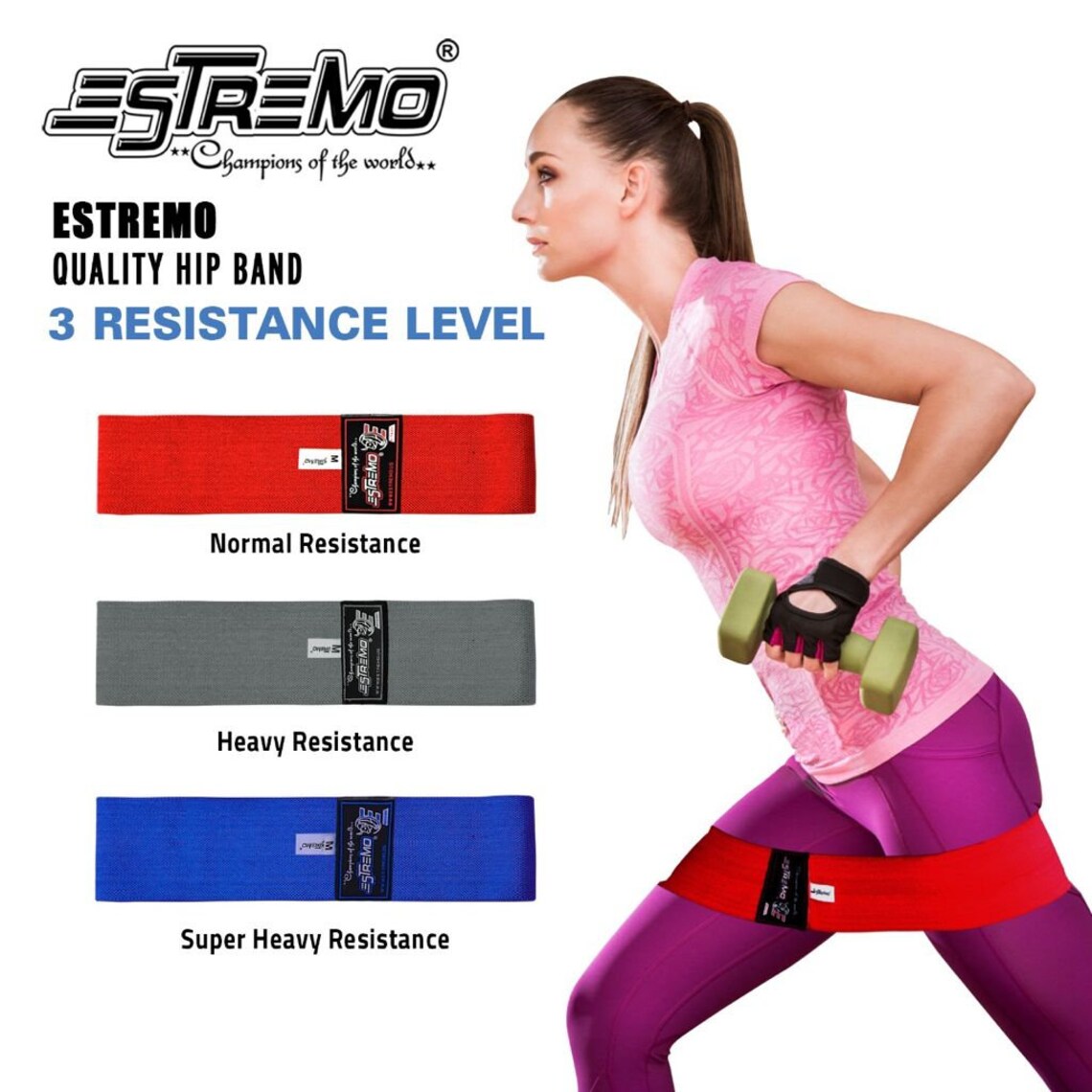 Nonslip Heavy Resistance Bands Hip Exercise Circle Bands Etsy UK