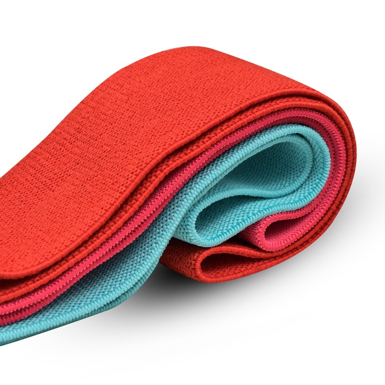 Non-Slip Super Heavy Gym Training Bands - Exercise Resistance Bands for Full-Body Workout Hip Circle Strength Training bild 8