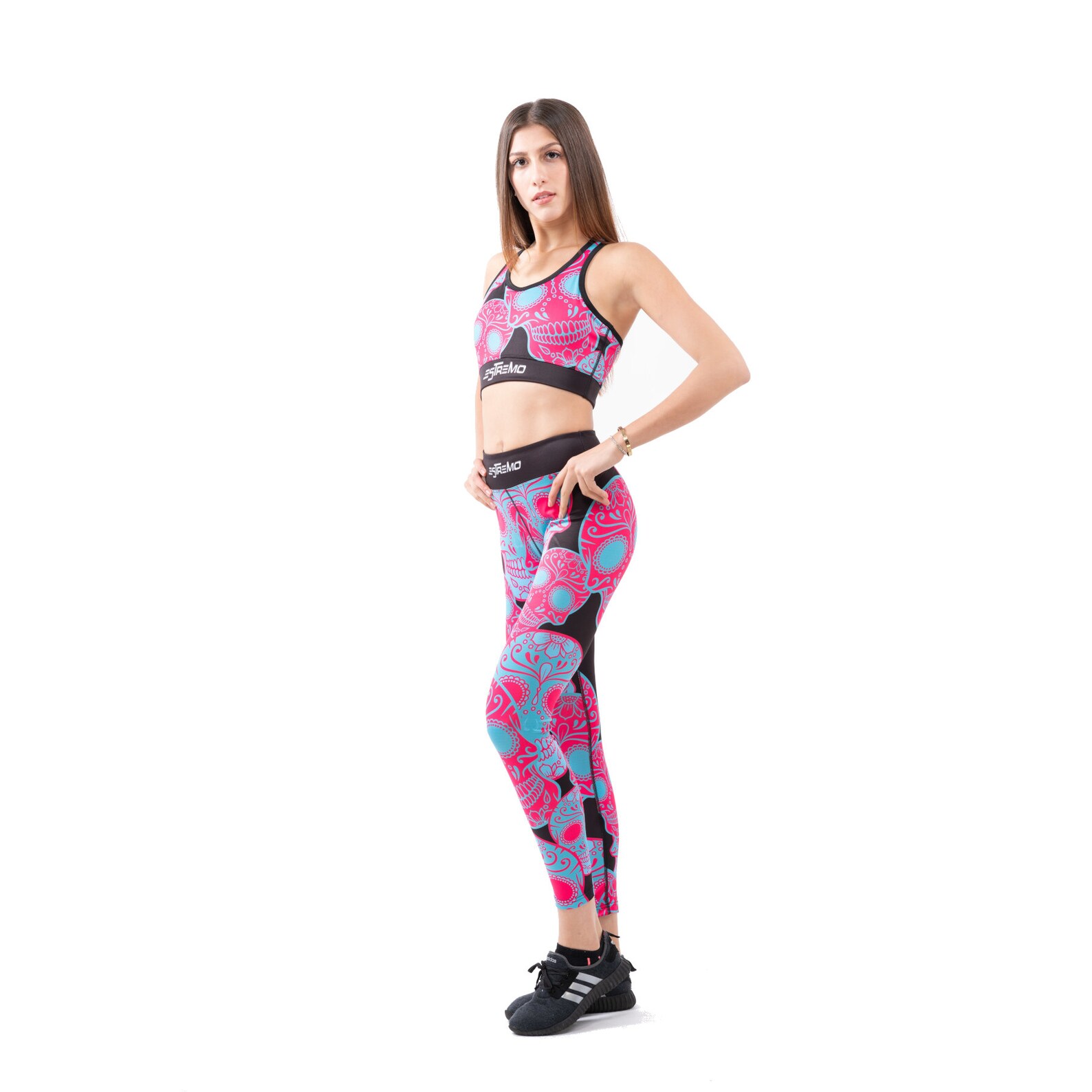 Women's Leggings and Racerback Sports Bra Setspatterned Etsy