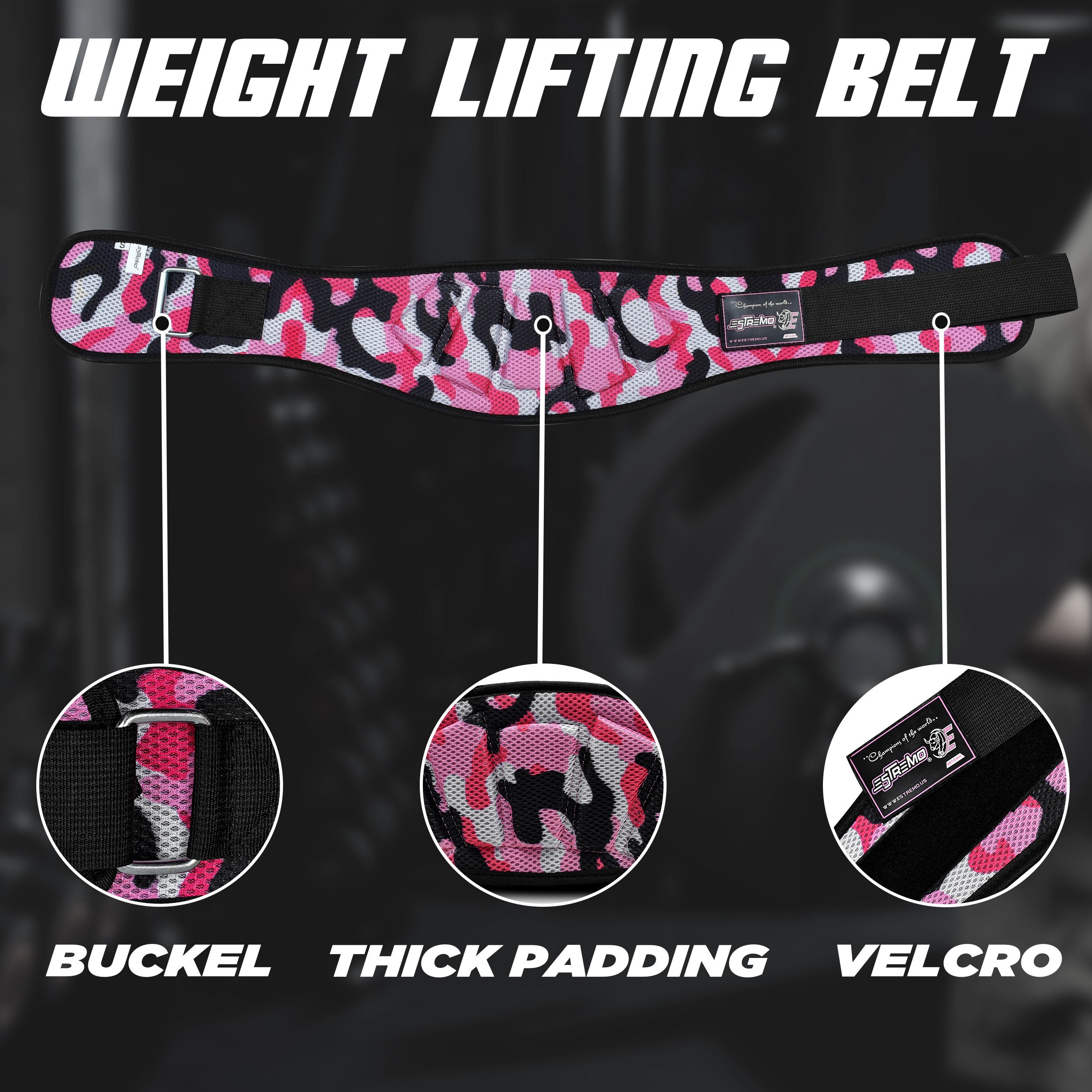RAD Ceinture d'haltérophilie pour homme et femme - 10 cm de