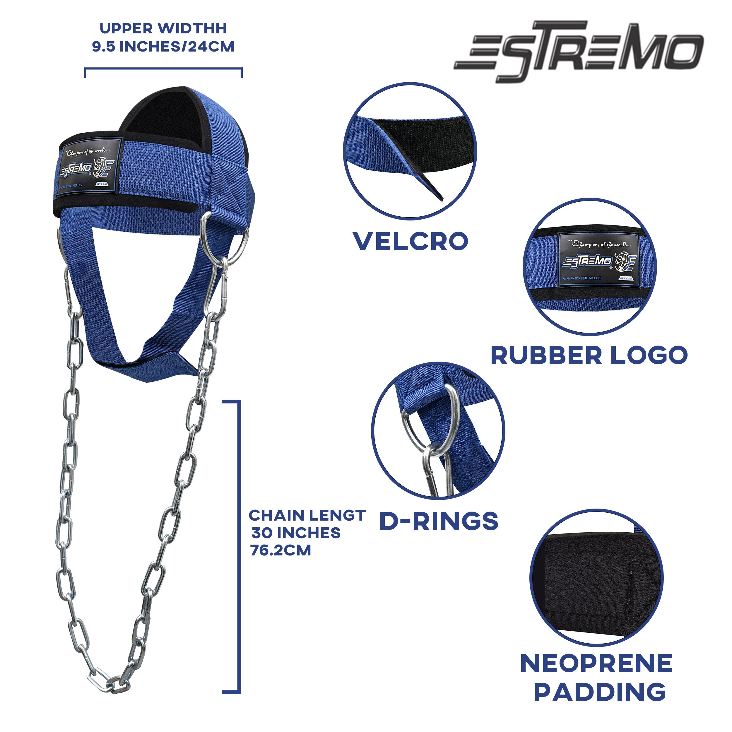 ESTREMO Neckharness Neck Support for Neck Resistance Training