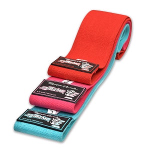 Non-Slip Super Heavy Gym Training Bands - Exercise Resistance Bands for Full-Body Workout Hip Circle Strength Training bild 5